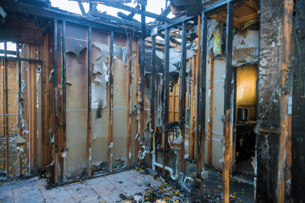 Professional Soot Cleanup technician working in St. James, NC